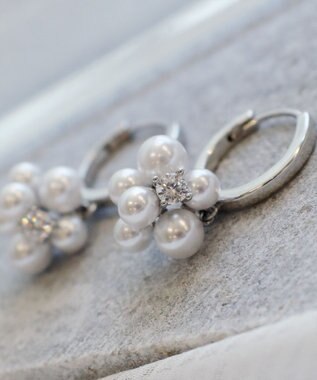 Tiaclasse 【選べる２タイプ・金属アレルギー対応】フルーツパールピアス シルバーA