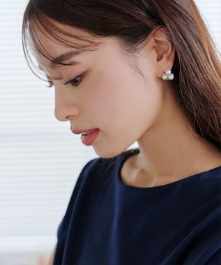 Tiaclasse 【選べる２タイプ・金属アレルギー対応】フルーツパールピアス シルバーB