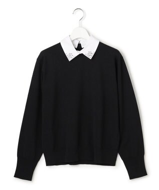 23区 【先行予約/WEB&一部店舗限定】ビジューデザイン 2WAY ニット ブラック系