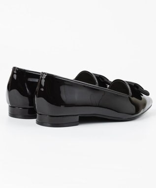 BONTRE 【PRECIEUX JOUET/プレシュウジュエ】ポインテッドリボンパンプス ブラック