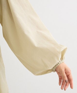 Green Parks シャーリングボリュームチュニック Olive