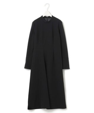 ICB 【洗える・ブラックフォーマル】 TaPeダブルクロス フレアワンピース ブラック系