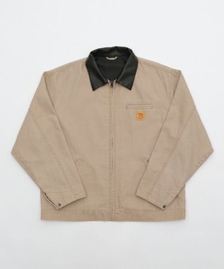 WEGO 【25年秋冬新作/MLサイズ展開】ワーカーズZIPジャケット ベージュ