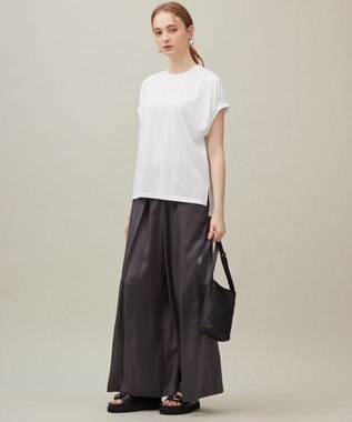 23区 【SACRA】プレーティングクロス カットソー ホワイト系