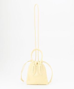 23区 【CLASSY.6月号掲載】ADDCULUMN フェイクレザー ショルダーバッグ ライトイエロー系