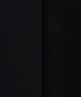 BEIGE， 【洗える】FLEUR / ウエストゴムワイドストレートパンツ Black