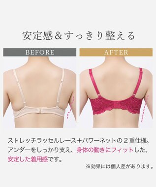 BRADELIS New York 【BRADELIS New York】　ノンワイヤーブラ26A1 ブラデリス 補正下着 補整 ブラジャー フューシャピンク