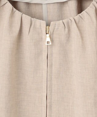 J.PRESS LADIES S 【洗える・接触冷感・防シワ・吸水速乾】BREEZE COOL  ノーカラー ブルゾン ベージュ系