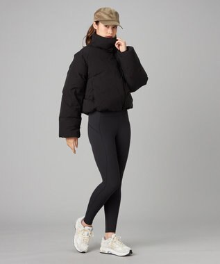 Chacott Chacott BALANCE ハイロフトミドルダウンジャケット ブラック