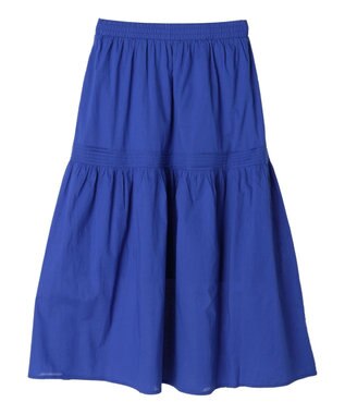 Green Parks ティアードロングスカート Blue