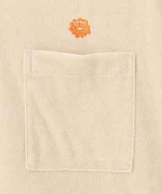 PW CIRCULUS GOLF 【MEN】パイル ハーフジップ ポケット モックネック シャツ ベージュ系