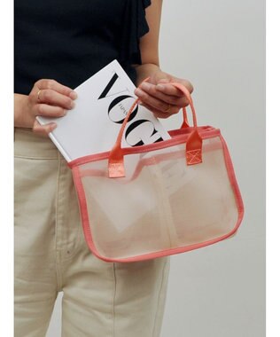 UNBILLION cachecache メッシュバッグインバッグ ピンク