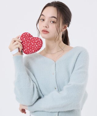LeSportsac HEART WRISTLET/レッドミニハーツホワイト