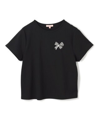 TOCCA 【美人百花掲載】BOW BIJOUX Tシャツ ブラック系