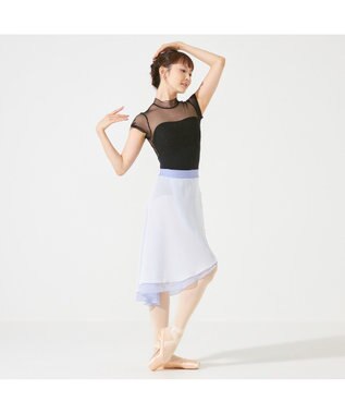 Chacott 【AKANE TAKADA】ハイネックレオタード ブラック