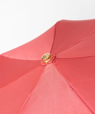 AURORA JILL STUART ジル スチュアート バイカラー柄 雨傘（折り畳みミニ傘） レッド