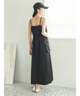earth music&ecology ストレッチキャミワンピース Black
