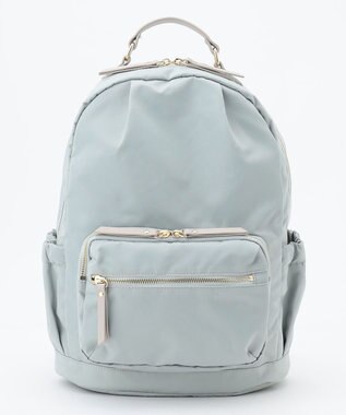 LA BAGAGERIE 【MONICA】13ポケットナイロンリュック ライトグレー