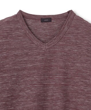 JOSEPH HOMME 【LEON 掲載】ストームリップル　Vネックカットソー ブラウン系