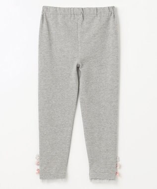 ANY KIDS 裾リボン レギンス グレー