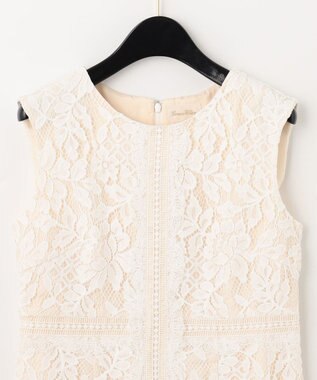 GRACE CONTINENTAL レースタイトドレス キナリ