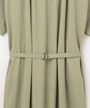 J.PRESS LADIES 【WEB限定・洗える】ナチュラルスムース ワンピース ライトグリーン系