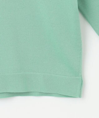 自由区 【アンサンブル対応・洗える】アセテートコットン カーディガン グラスグリーン