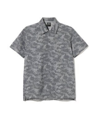 ZERO HALLIBURTON クールドッツ カモ柄ポロシャツ ZHG-M6S6a 85191 グレー