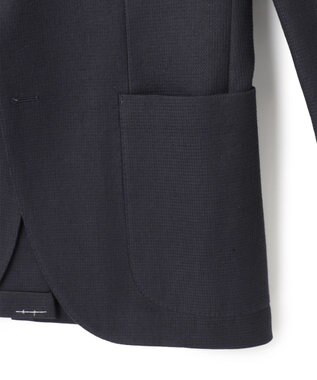 J.PRESS MEN 【WEB・一部店舗限定】リネンコットンワッフル ジャケット ネイビー系