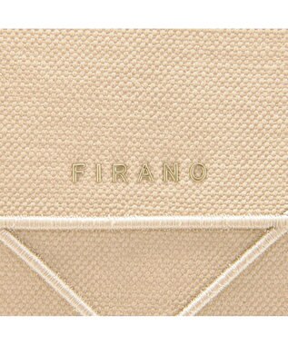 MioFIRANO カジュアルシッククロスラインハンドバッグ 2WAY チャーム付き　FIRANO フィラノ IVORY