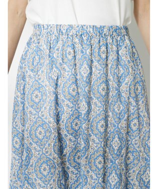 CRAFT STANDARD BOUTIQUE インド綿Ａラインスカート Blue