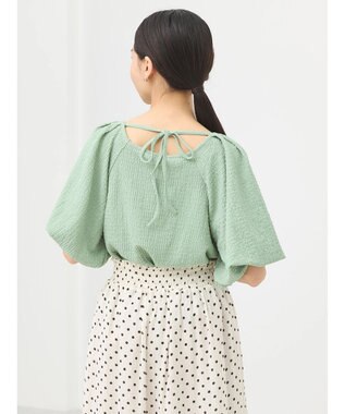 earth music&ecology バルーンスリーブプルオーバー Mint