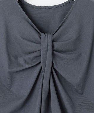 Feroux 【ONWARD CROSSET MAG掲載・セットアイテム】バックギャザーシャイニーセット ワンピース ネイビー系