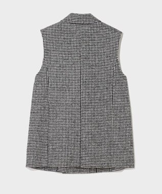 GRACE CONTINENTAL 千鳥ライトウールジレ ブラック