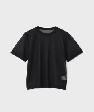 GRACE CONTINENTAL ブライトシアーニットトップ ブラック