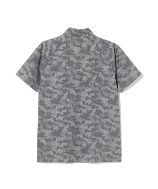 ZERO HALLIBURTON クールドッツ カモ柄ポロシャツ ZHG-M6S6a 85191 グレー
