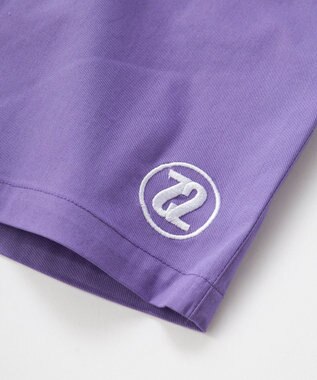 OP／FILA 【SEVEN2】バックブリント ロゴデザインハーフパンツ パープル