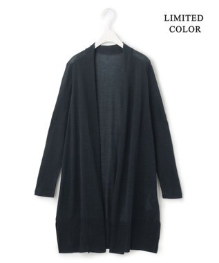 ICB 【接触冷感・洗える】PINION ロングカーディガン ネイビー系［WEB限定］