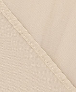 自由区 【WEB限定/セットアップ着用可/洗える】ブライトサテンライト Vネックブラウス ベージュ系