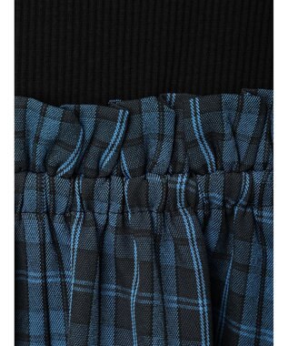 Green Parks ・ＥＬＥＮＣＡＲＥ　ＤＵＥ　チェックキリカエワンピース Blue