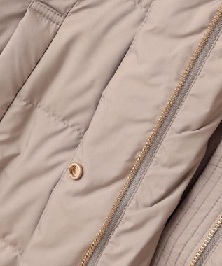 ANY 【洗濯機可/フード取り外し可能/撥水】楽映えリッチロング丈ダウン モカ