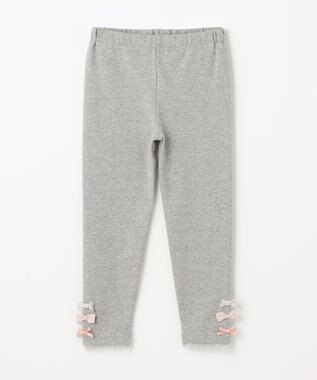  裾リボン レギンス