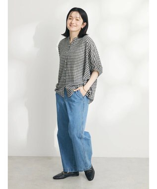 CRAFT STANDARD BOUTIQUE バンザイブラウス Gingham Check