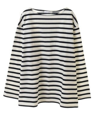 Green Parks ボーダーチュニック Dark Navy