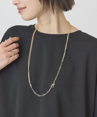 AMERICAN HOLIC 2WAYチェーンMIXネックレス