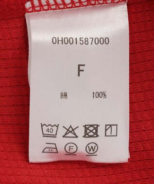 AMERICAN HOLIC 【RUSSELL】ワッフルヘンリーTシャツ Red