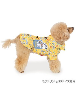 PET PARADISE スヌーピー サマー アロハシャツ 小型犬 イエロー