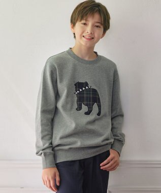 J.PRESS KIDS 【140-170cm】バックブル トレーナー グレー系