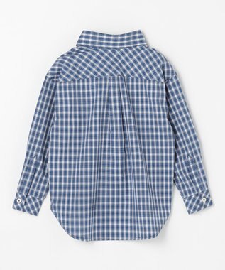 J.PRESS KIDS 【110-130cm】オックス チェックシャツ ブルー系3