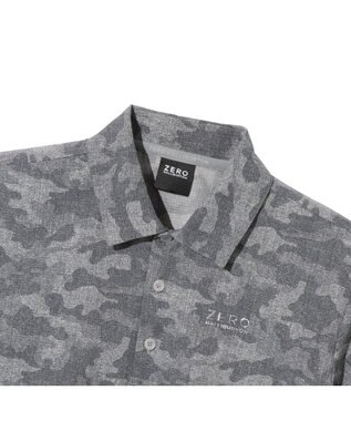 ZERO HALLIBURTON クールドッツ カモ柄ポロシャツ ZHG-M6S6a 85191 グレー